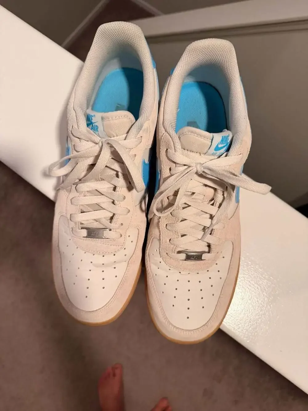 Nike Air Force 1 LV8 Phantom Baltic Blue Gum